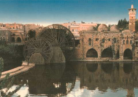 the waterwheels of Hama