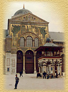 The historic Umayyad Mosque is one of the tourist sites in Syria.